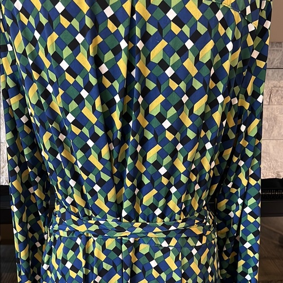 London Times Longsleeve Geometric Dress size 16 - Picture 14 of 16